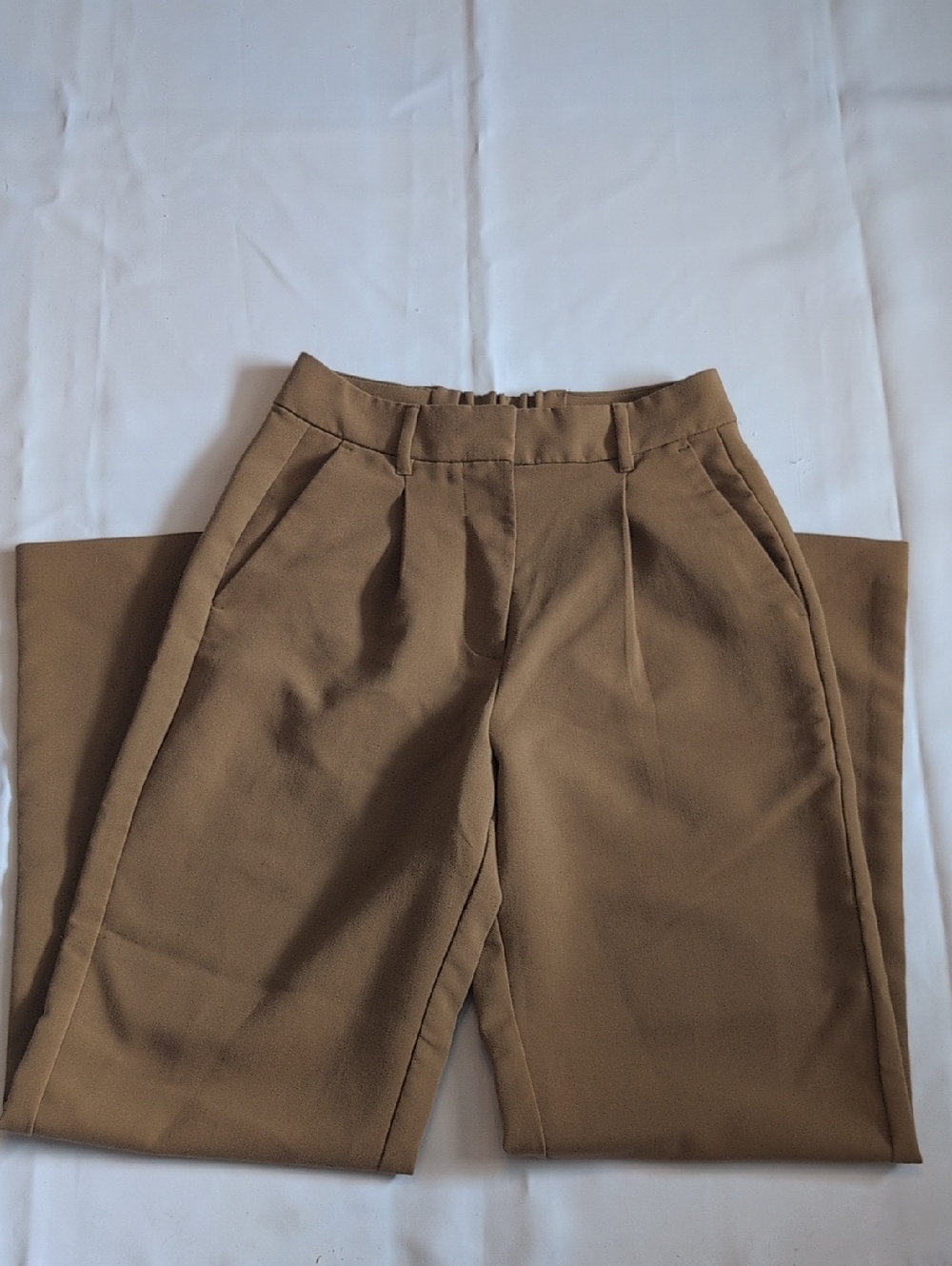 Old Navy Tan Straight-Leg Dress Pants